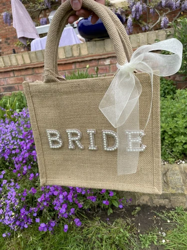 Bride beach bag wedding gift Honeymoon bag Hen Party Bag - Picture 1 of 10