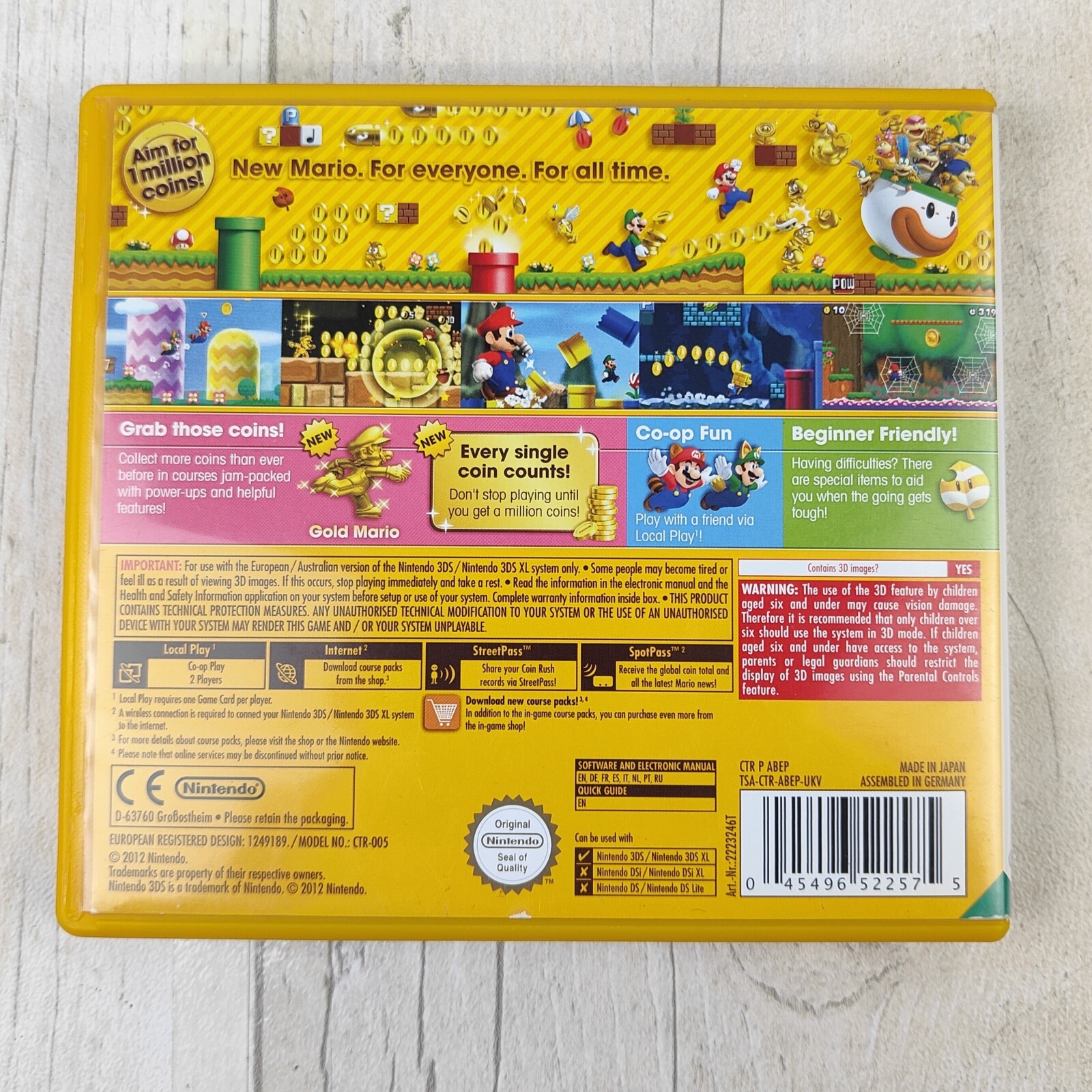 Nintendo 3DS 'New Super Mario Bros 2' Game 45496522575 eBay