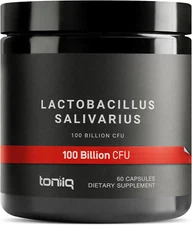 100 Billion CFU Lactobacillus Salivarius Probiotic - Highest Verified CFU Cou...