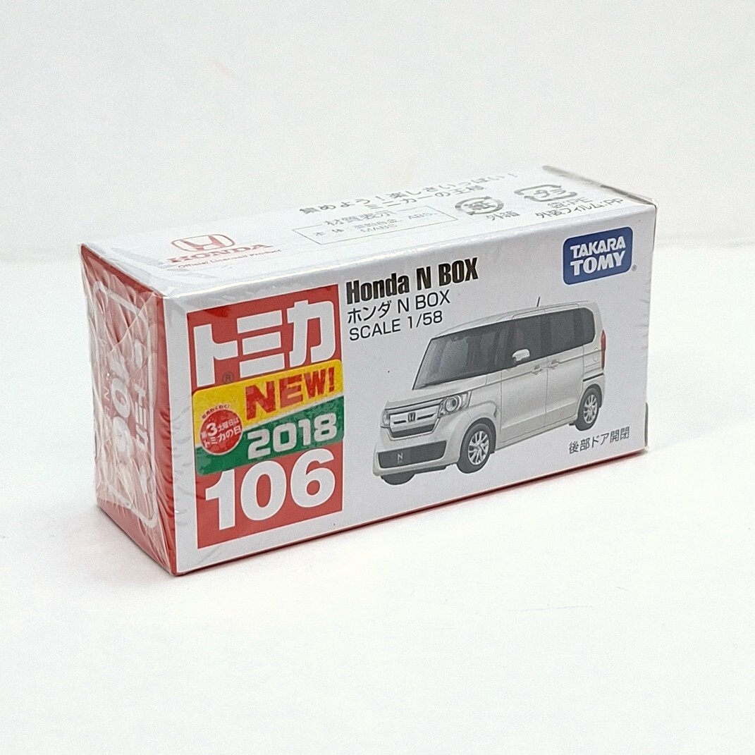 TOMICA 106 Honda N-BOX 1/58 TOMY 2018 NEW DIECAST CAR WHITE (A) | eBay