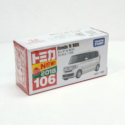TOMICA 106 Honda N-BOX 1/58 TOMY 2018 NEW DIECAST CAR WHITE (A) | eBay