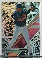 2017 Topps High Tek David Ortiz HT-DO Pattern 1 Blackout - Minnesota Twins