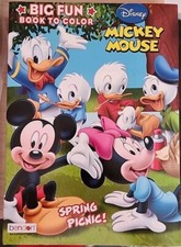 Disney Mickey  Friends Coloring and Activity Book Spring Picnic NEW
