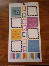 Happy Planner colorful Boxes banners Stickers MAMBI 272606