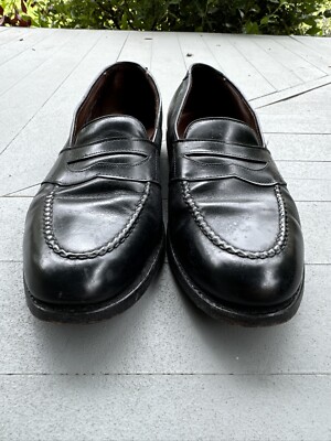 Allen Edmonds Randolph 4809 Black Leather Penny Loafer Dress Shoes