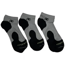 Pro Compression PC Trainer Low Cut Athletic Socks Gray Size S / M 3 Pairs NWOT