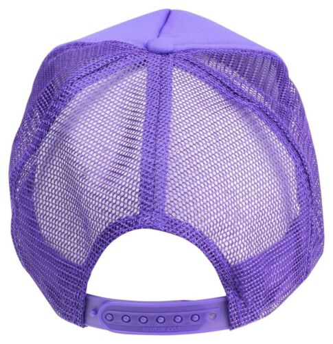 Trucker Hat Baseball Cap Mesh Retro Caps Blank Plain Hats OR Kid's Youth's Caps - Picture 56 of 374