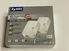 ZyXEL PLA5205 600 Mbps Powerline Gigabit Ethernet Adapter NIB