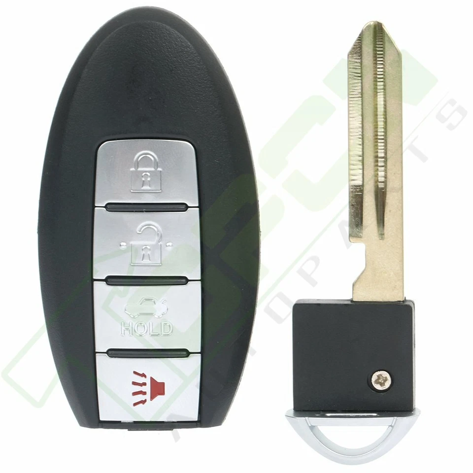 2 Para Nissan Sentra Infiniti QX56 Entrada Sin Llave Control Remoto Coche Llavero Foto 3 de 4