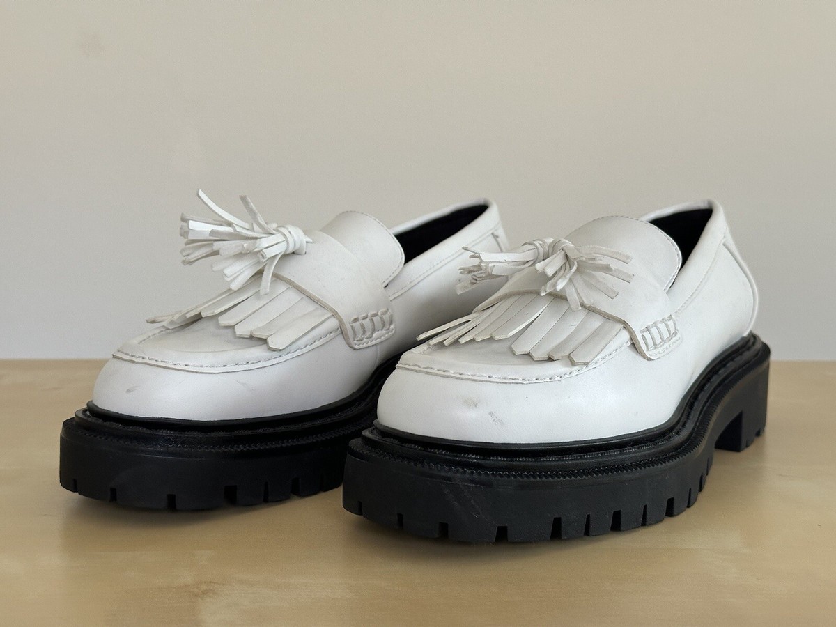 H&M Chunky White Loafer Women's Size