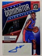Sekou Doumbouya 2019-20 Panini Optic Rookie Dominator Signatures Purple /29 🔥