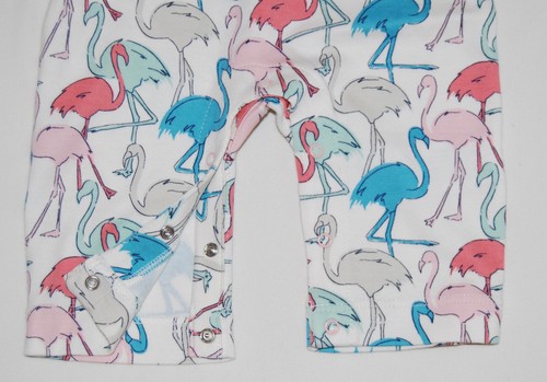 NWT Vineyard Vines Infant Boys Multicolor Flamingo Print LS Polo Romper 3-6M - Picture 7 of 13