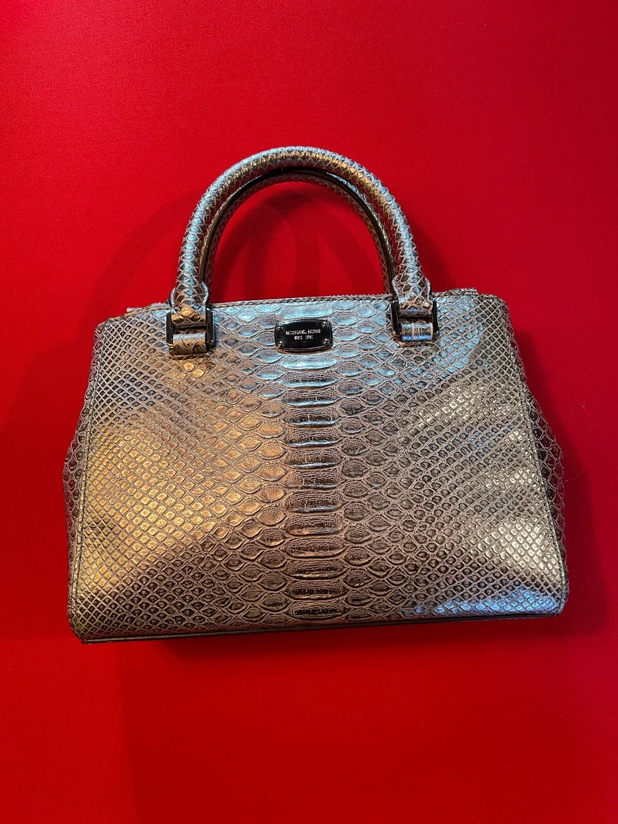 Michael kors hotsell snakeskin purse