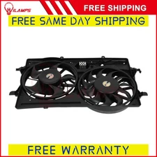 For 2003-2004 Ford Focus Electric Radiator Condenser Cooling Fan Assembly
