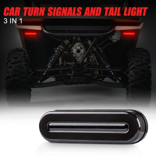 Motorcycle LED Tail Light Bar Brake Stop Flowing Turn Signal Lamp Universal ATV - Picture 7 of 13