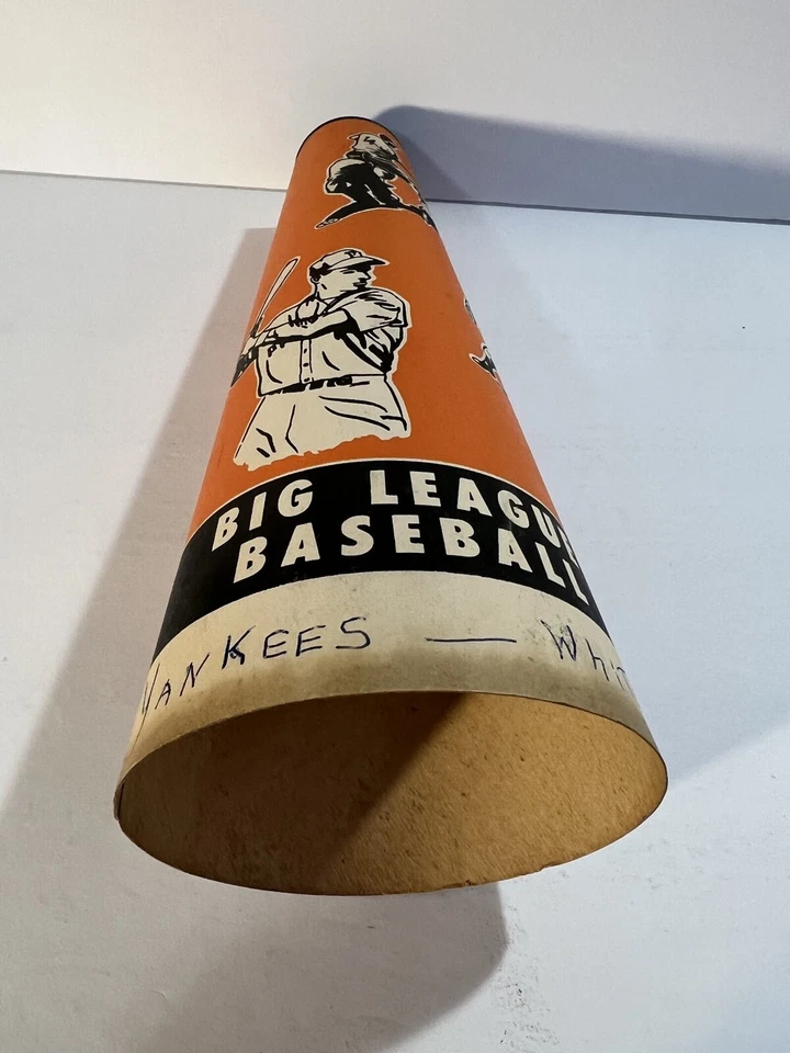 Megáfono de béisbol Yankees vs White Sox 13 de septiembre de 1958 Comiskey Park Foto 4 de 4