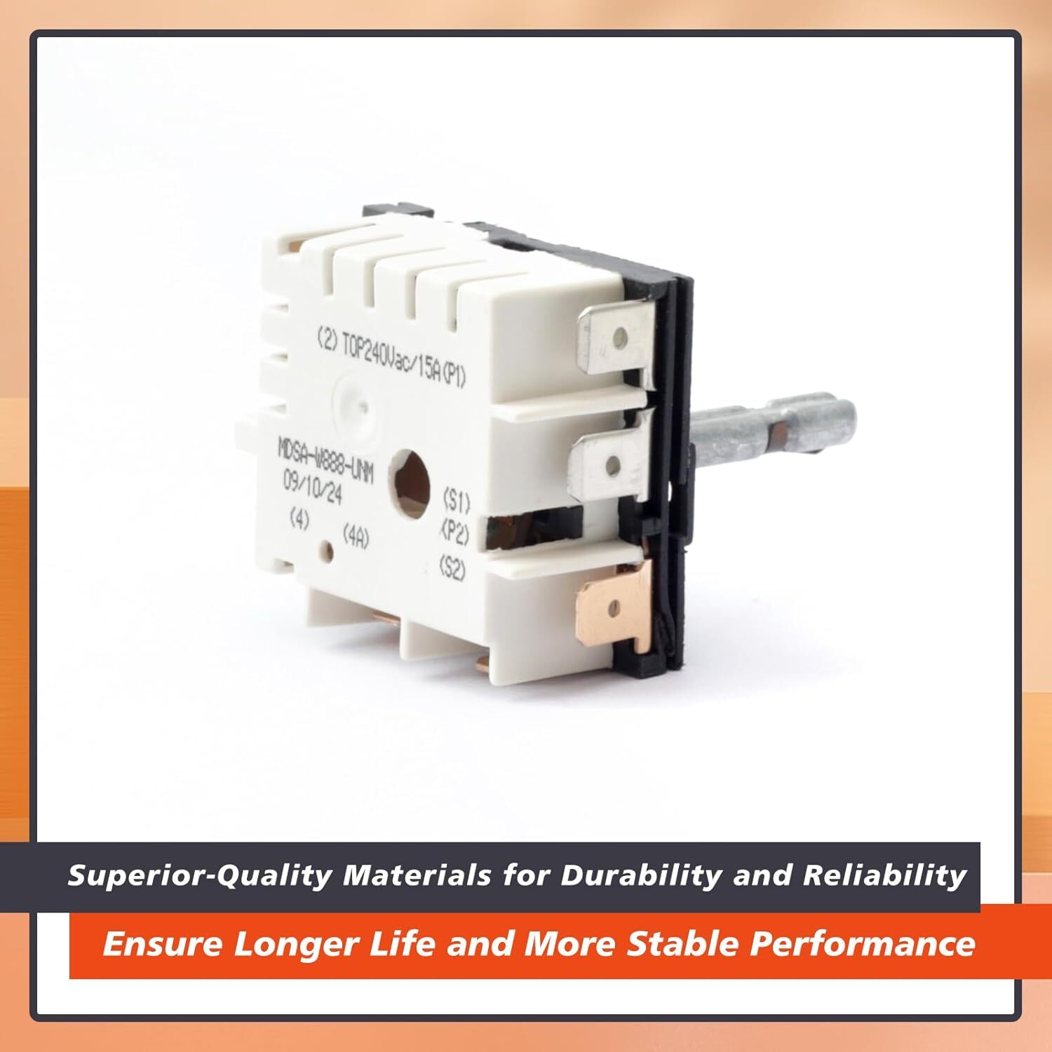 Edgewater Parts DG44-01002A Infinite Switch For Samsung Oven 2087510 MDSA-W21-SK