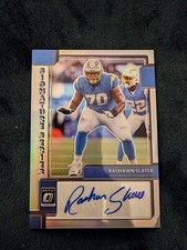 2022 Donruss Optic Rashawn Slater Signature Series Prizm Auto #SS-RSL