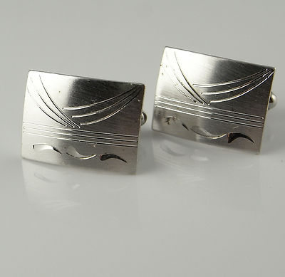 Vintage Silver Cufflinks with Box Unique Mens Cuff Links | eBay Australia