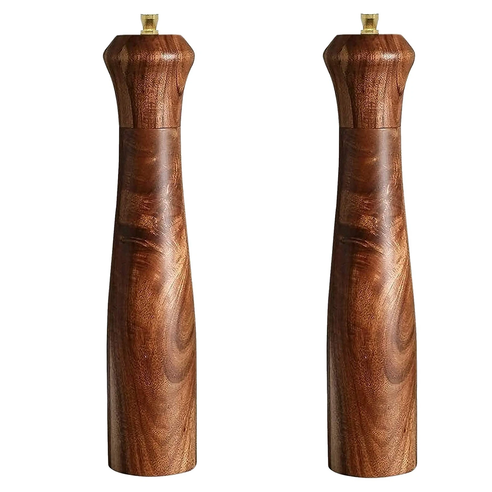 Wooden Salt and Pepper Grinder setManual Salt and Pepper Millssalt grinder re...
