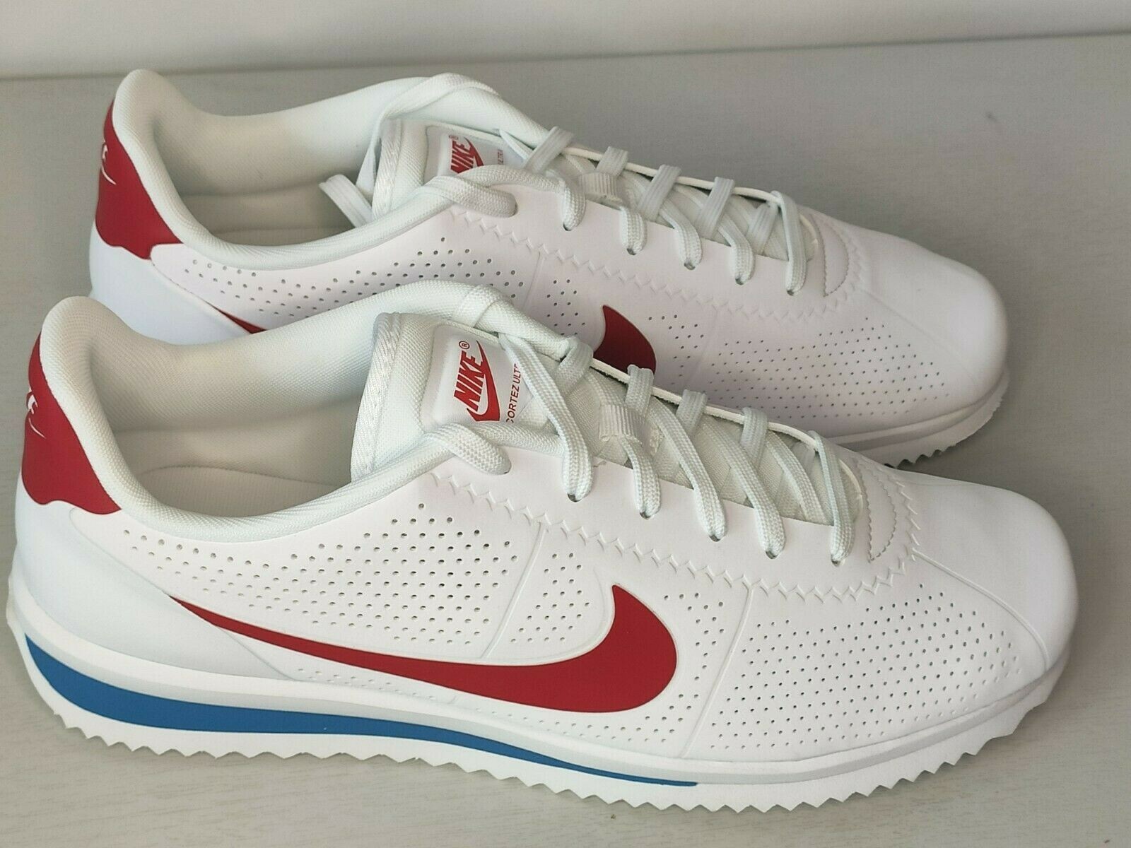 nike cortez red white blue mens