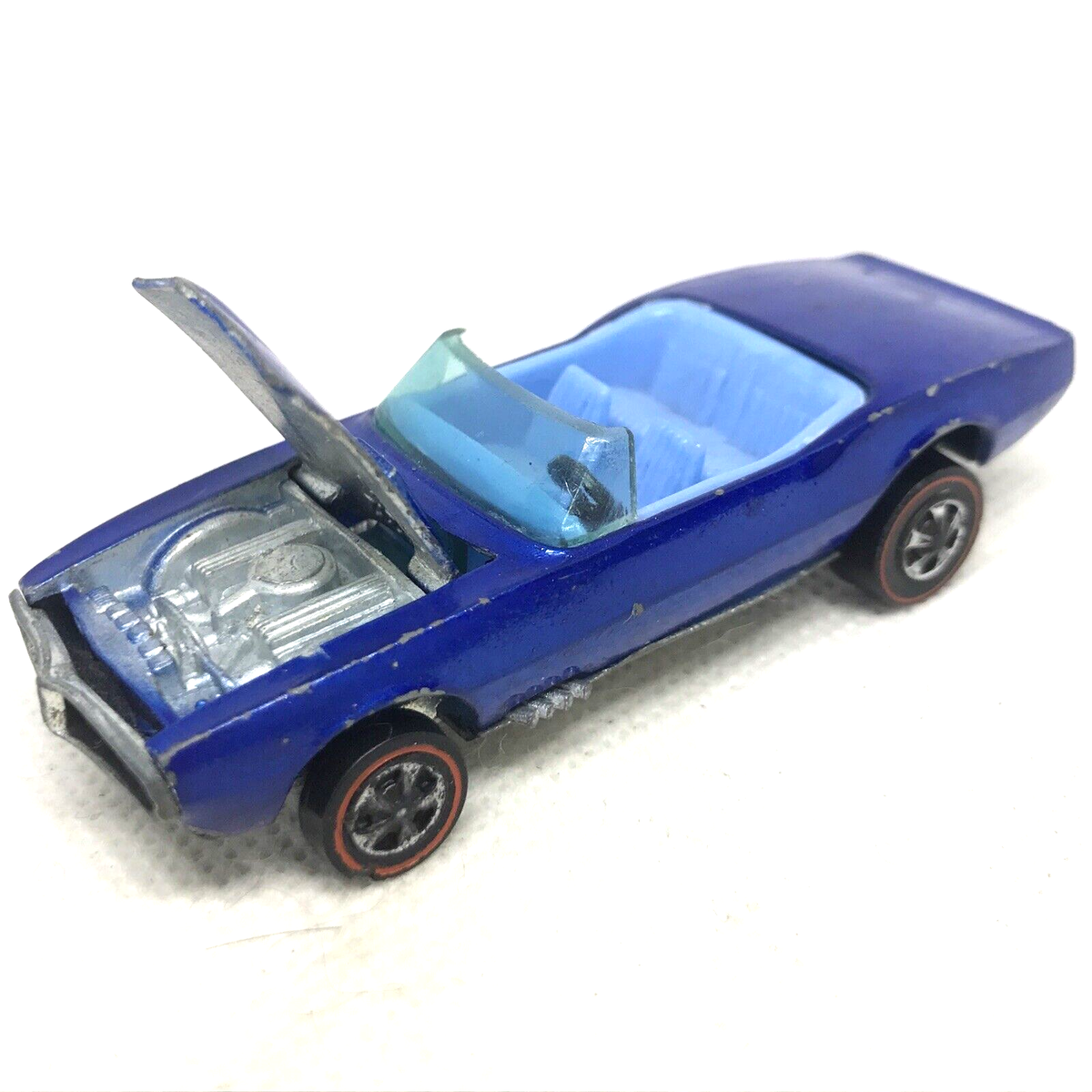 Hot Wheels Redline Custom Firebird 1967 Blue Blue Int. Made In