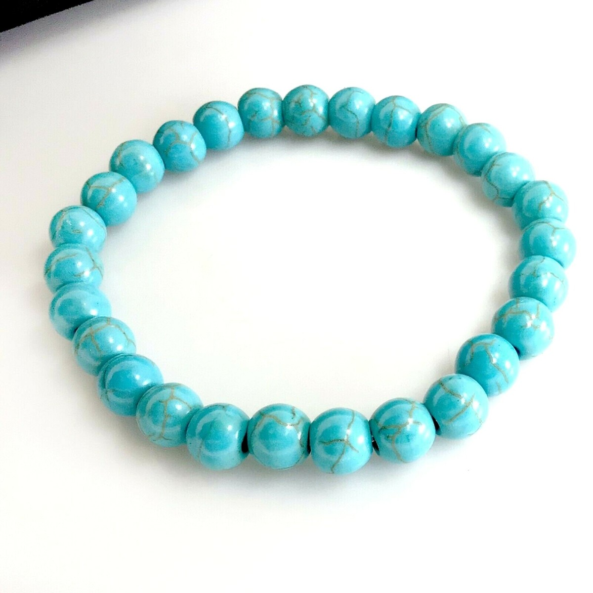 Manfnee Bracciale Elastico In Pietre Naturali 8mm - Quarzo Rosa, Ametista, Occhio Di Tigre - Per Meditazione E Yoga - Uomo E Donna - 3