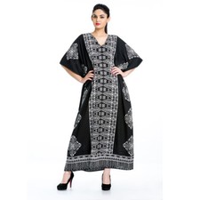 Kaftan Dress Caftan Beach Cover Boho Gown Hippie Beach Women African Plus Size