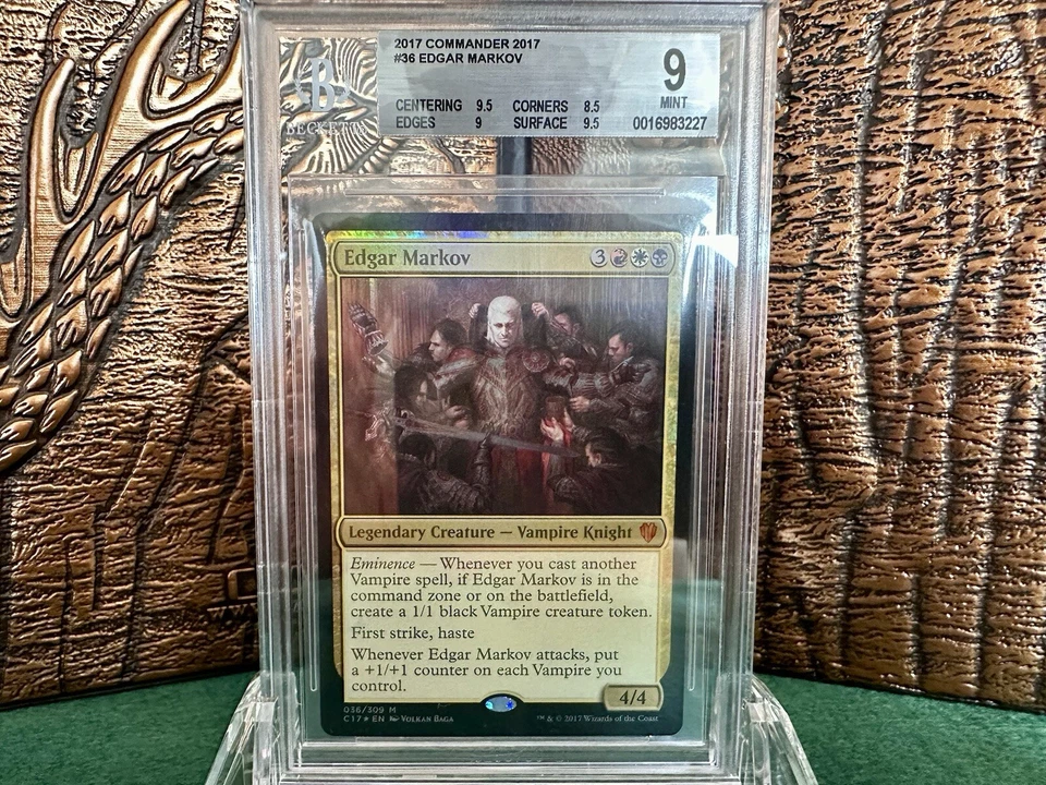 Edgar Markov Foil - MTG - Commander 2017 - Mint. BGS 9 and Very Low POP. - Image 2 of 4