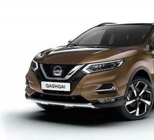 Véritable Nissan Qashqai J11B 2017> Mat Chrome Croisé Avant Tuning Plaque