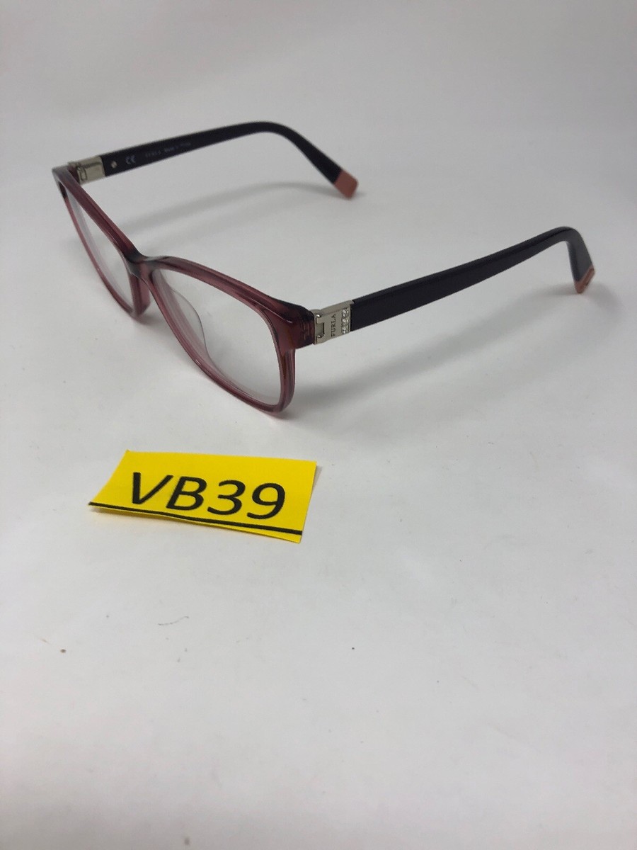 Furla VFU074K Col.096D 140 Eyeglass Frame Purple Pink Tip 54 15 140 FURLA VFU074K COL.096D Eyeglasses Frame 54-15-140 Pink  main image 3