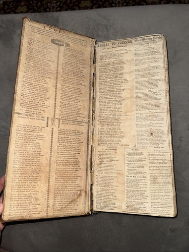 Grande antico libro mastro/scrapbook ritagli di notizie 1816 voci Rev Muspratt frusta - Foto 5 di 24