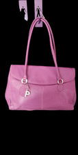 Picard Genuine Leather Women Purple Shopper S...