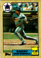 1987 Topps Danny Tartabull All-Star Rookie Gold Cup #476