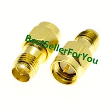 SMA Male Plug To RP-SMA Female RPSMA Jack lot Straight Converter RF Adapter