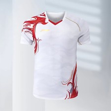 2024 New Li-Ning sports Short sleeve Tops tennis clothes men's badminton T-SHIRT
