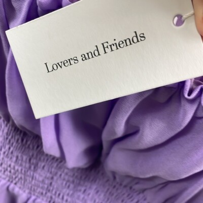 Lovers + Friends NWT Arden Midi Dress Lilac Purple XS or Small | eBay