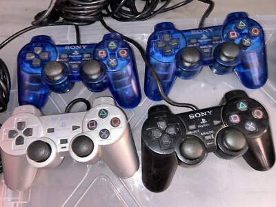 Set of 4 Sony PlayStation 2 Dualshock 4 Controllers