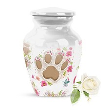 Paws Urn - Classic Yet Unique Memorial Cremation Urn for Mom Keepsake