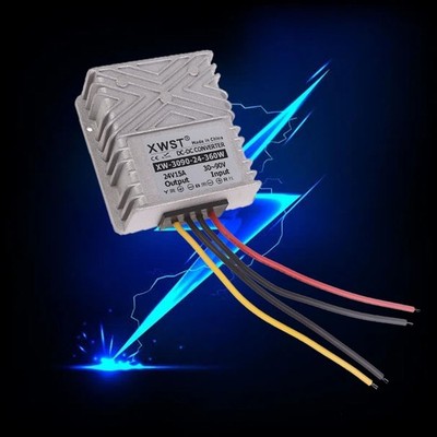 Portable Waterproof 30V-90V Step Down to 24V Voltage Reducer Power Converter