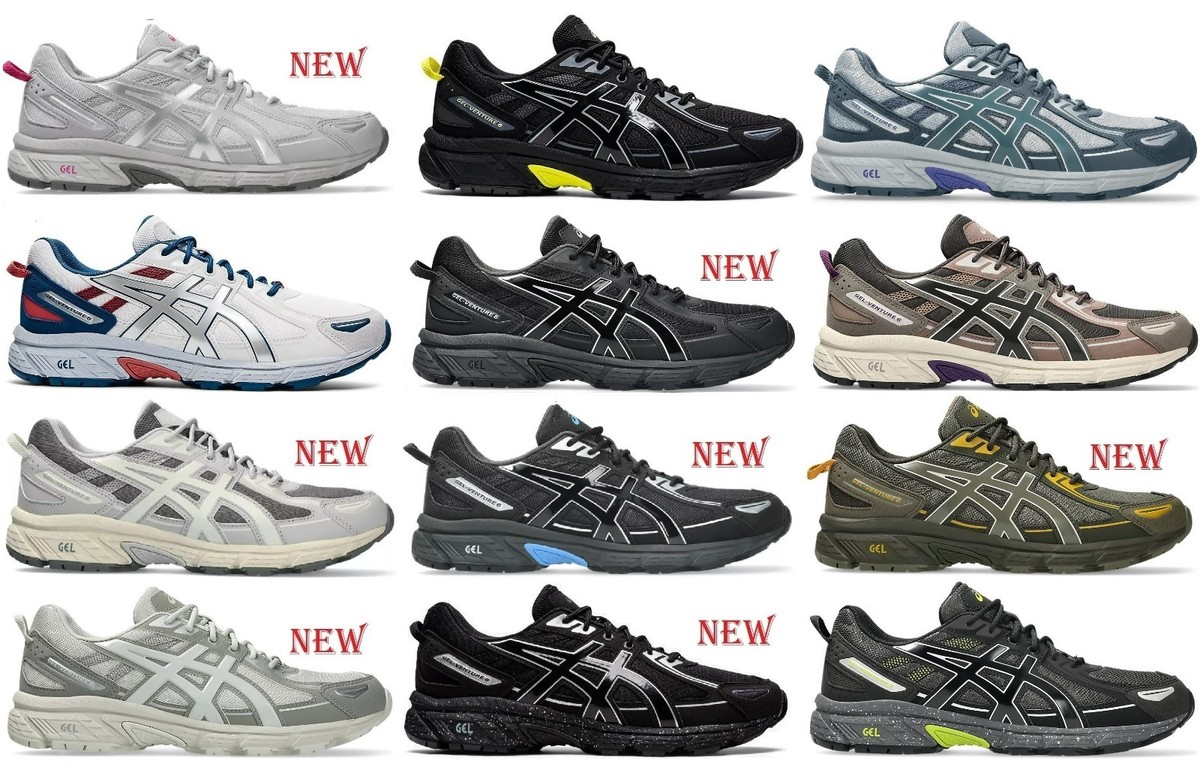 靴 ASICS GEL-VENTURE 6 23cm Asics Gel Venture 6 Shoes Men Women Gym Trail Running 7 8 Kayano