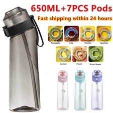 650ml Flavored Water Bottle Sports Drinking Bottle Flavor Pods Fruit Scent Up Wa