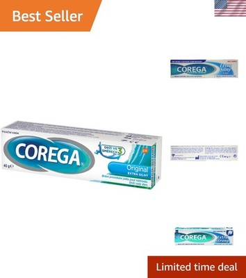 Reliable Extra Strong 40g Denture Adhesive Cream - Zinc Free and Minty Fresh