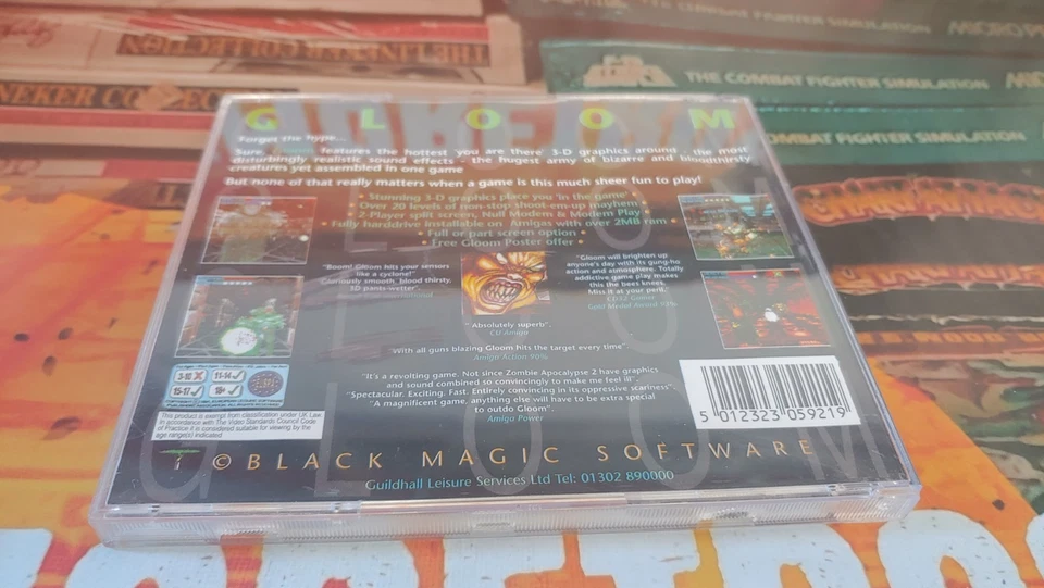 Gloom Commodore Amiga CD 32 (CD-Rom, Manual, Case) works 32-bit - Bild 2 von 3