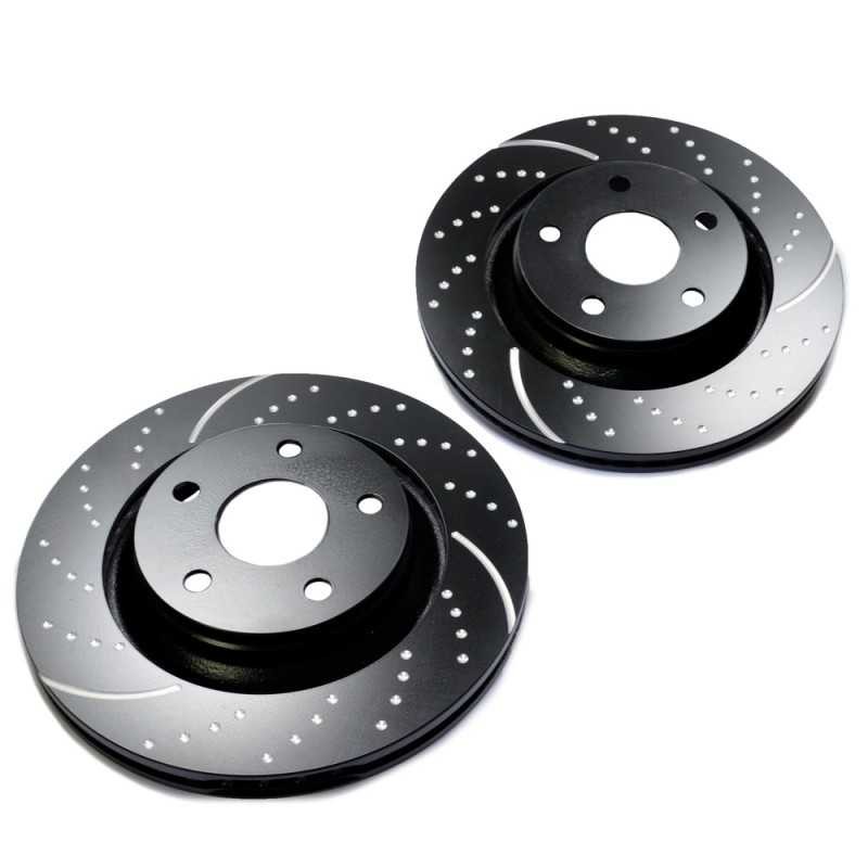Disques freins performant JEEP Wrangler JK 332mm ventilés avant