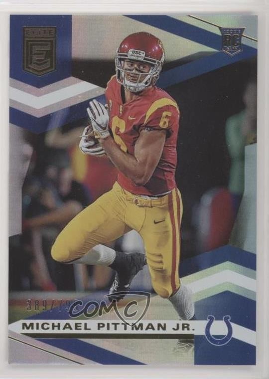 2020 Panini Donruss Elite Rookies 389/799 Michael Pittman Jr #123 Rookie RC 4z8