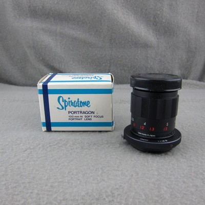 Spiratone Portragon 100mm f/4 Soft Focus Portrait Lens AS IS Vintage