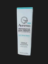 Aveeno Itch Relief Balm Restorative Skin Therapy Prebiotic Oat Sensitive 11/22
