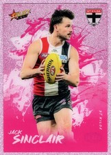 2026 AFL FOOTY STARS ADRENALINE ACETATE PINK CARD ASP73 Jack SINCLAIR [ST KILDA]