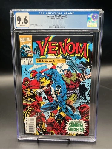 Venom: the Mace #3 (Marvel Comics July 1994) CGC Graded 9.6 White Pages